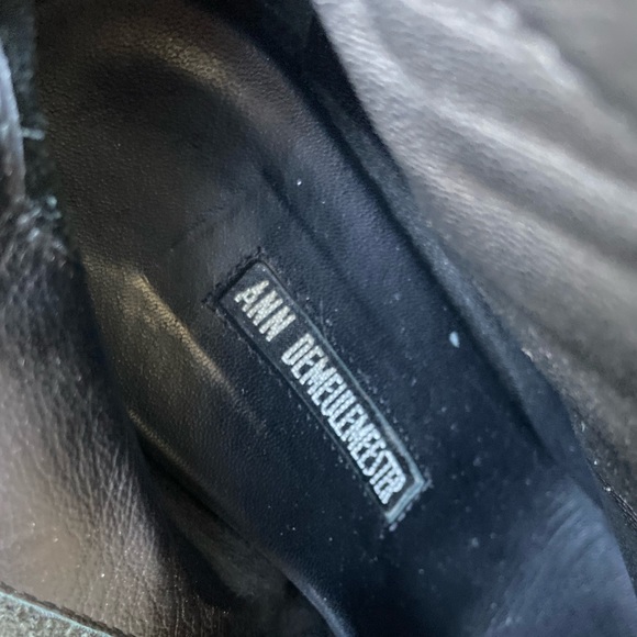 Ann Demeulemeester black leather ankle boots - 7 - Picture 10 of 11
